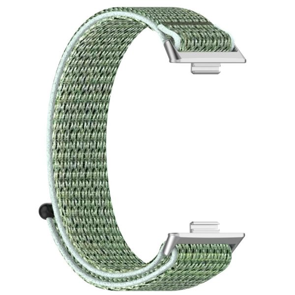 Huawei Watch Fit 3 Strap Magic Tape Nylon Soft Watch Band - Green Fashion