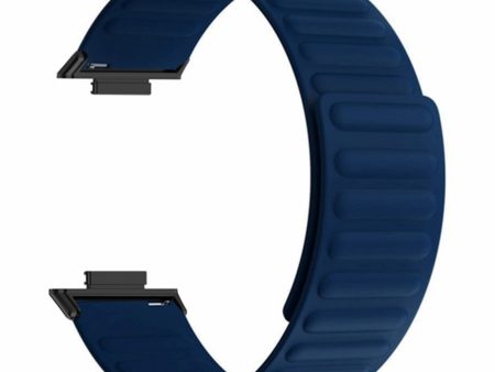 Huawei Watch Fit 2 Magnetic Watch Strap Flexible Adjustable Wristband - Dark Blue Sale