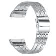 Fitbit Sense 2   Versa 4 stainless steel strap - Silver Fashion