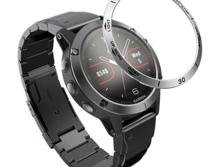 Garmin Fenix 5 stainless steel bezel - Silver   Black Online Hot Sale