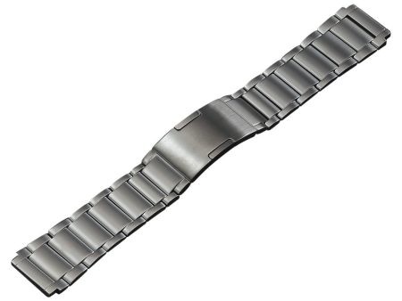 22mm Universal 3 bead titanium steel strap - Grey on Sale