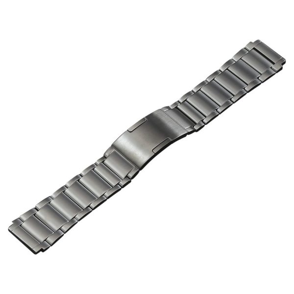 22mm Universal 3 bead titanium steel strap - Grey on Sale