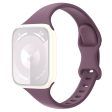 Apple Watch Series 41mm - 40mm - 38mm Watch Band Silicone Strap - Smoky Purple Online now