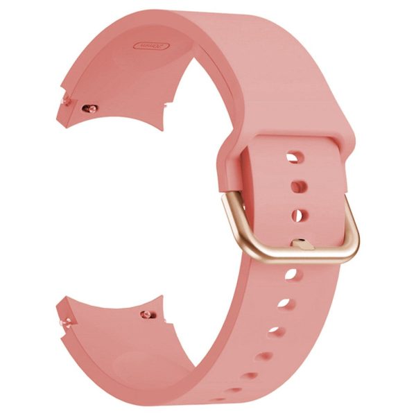 KALEBOL Samsung Galaxy Watch4   Watch 5   Watch6 Silicone Watch Bands Waterproof Soft Strap - Rose Pink Fashion