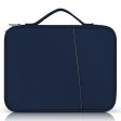 11-  Laptop Handbag Waterproof Nylon 180 Degree Opening Soft Lining Carrying Pouch - Sapphire Online Sale