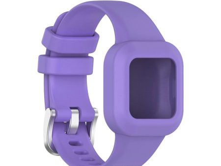 Garmin Vivofit Jr 3 silicone watch strap - Purple Supply