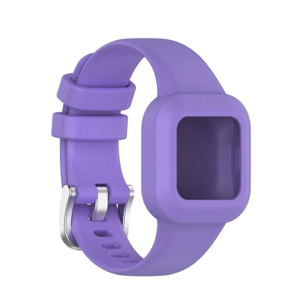 Garmin Vivofit Jr 3 silicone watch strap - Purple Supply