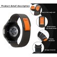 KALEBOL KLB-YJNLHH-001 Samsung Galaxy Watch4   Watch 5   Watch6 Nylon Band Loop Wristband - Orange+Green Discount