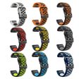 22mm dual color silicone strap for Garmin and Coros watch - Black   Grey on Sale