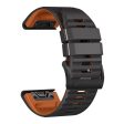 26mm Garmin and Coros watch dual silicone watch strap - Black   Brown Sale