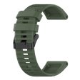 22mm Garmin Forerunner 945   Fenix 6   5 silicone watch strap - Army Green Cheap