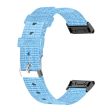 20mm canvas watch strap for Garmin watch with tool - Sky Blue Online now