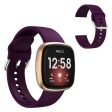 Fitbit Versa 3 simple silicone watch band - Dark Purple Sale