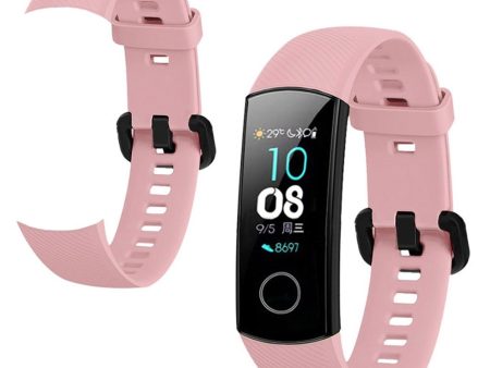 Honor Band 5 silicone watch band - Pink Online now