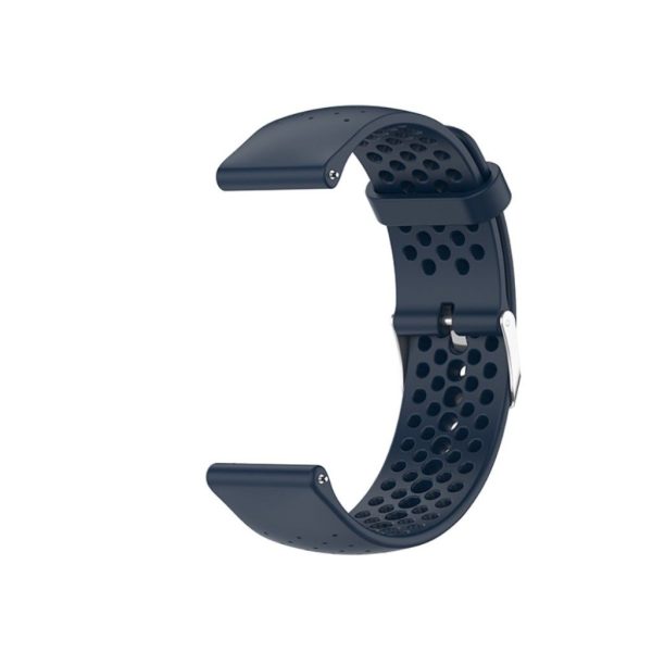 Garmin Forerunner 158   55 breathable silicone watch strap - Dark Blue Online Sale