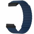 Garmin Fenix 7S   6S   5S Watch Band Replacement Magnetic Flexible Strap with 20mm Bump Resistant Connector - Dark Blue For Cheap