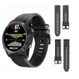 KALEBOL KLB-PWGJ-001 For Garmin Fenix 7     7 Pro Silicone Replacement Strap QuickFit 22mm Watch Band - Black Fashion