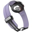 KALEBOL Samsung Galaxy Watch 20mm Silicone Watch Strap Magnetic Buckle - Purple Fashion