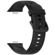 Huawei Watch Fit 3 Silicone Strap Sport Watchbands Replacement - Black Cheap