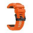 Garmin Fenix 5X Plus silicone watch band - Orange Fashion