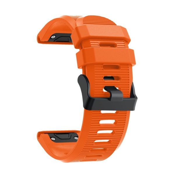 Garmin Fenix 5X Plus silicone watch band - Orange Fashion