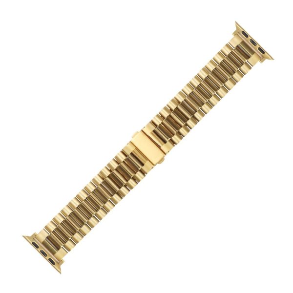 Apple Watch 40mm three bead stainless steel watch strap - Gold For Discount