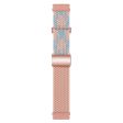 Huawei Watch GT 3 42mm   GT 3 Pro 43mm Universal 20mm Watch Strap Magnetic Buckle Woven Wrist Band - Blue+Pink+Pink   Rose Gold Buckle on Sale