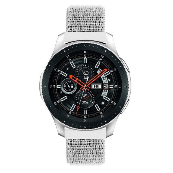 22mm Samsung Galaxy Watch 3 (45mm)   Watch (46mm)   Gear S3 nylon watch strap - Grey Online Sale