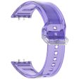 Samsung Galaxy Fit3 R390 Flexible Watch Band Change Color Wrist Strap - Starry Purple For Cheap