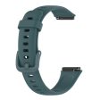 Huawei Band 7 silicone watch strap - Dark Green on Sale