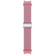 Samsung Galaxy Watch 20mm Braided Watch Band Magnetic Strap - Pink Hot on Sale