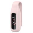 Fitbit Luxe silicone cover with clip holder - Pink Hot on Sale