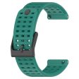 22mm silicone strap for Suunto watch - Blackish Green Online