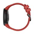 Garmin Forerunner 45S durable black buckle silicone watch band - Red Online