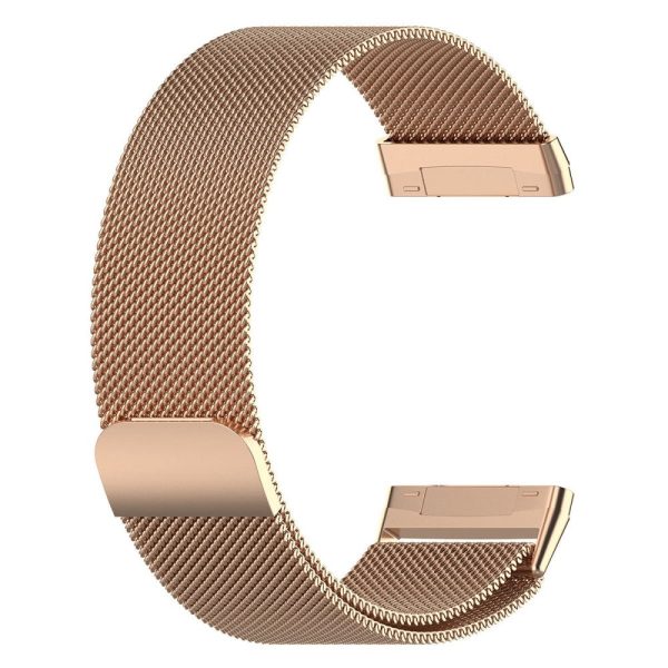 Fitbit Sense 2   Versa 4 milanese stainless steel watch strap - Rose Gold Size: L Discount