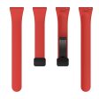 20mm Universal silicone strap with black buckle - Red For Sale