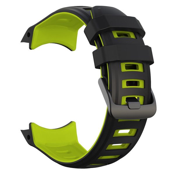 Garmin Instinct 2X Silicone Watch Strap Replacement Wrist Band - Black+Lime Cheap