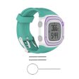 Garmin Forerunner 10 soft silicone slim watchband - Cyan Online Hot Sale