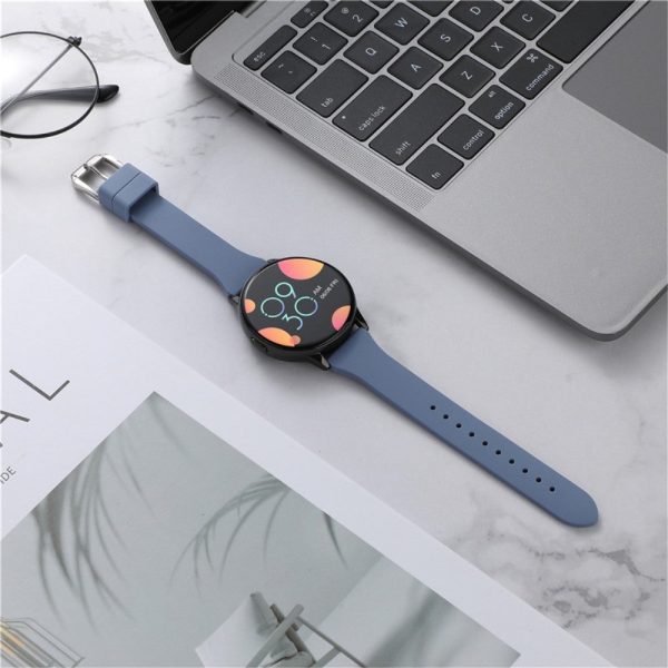 20mm Universal silicone watch strap - Dark Grey Sale