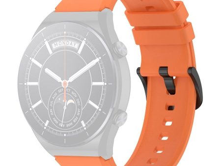 22mm Universal simple silicone watch strap - Orange Cheap