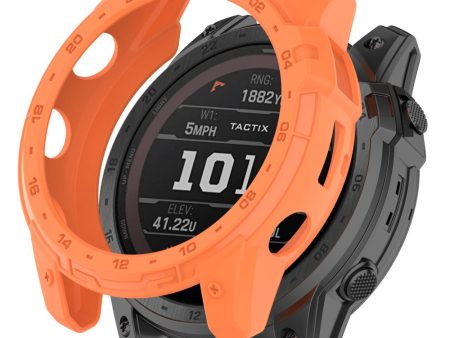 Garmin Enduro 2   Tactix 7 dial plate style watch cover - Orange Online Hot Sale