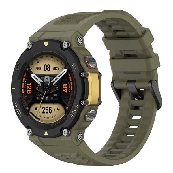 Amazfit T-Rex 2 silicone watch strap - Army Green Supply