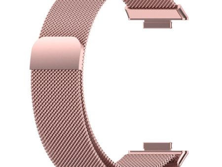 Huawei Watch Fit 2 milanese stainless steel watch strap - Rose Pink Online