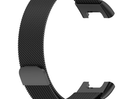 Xiaomi Mi Band 7 Pro milanese staineless steel watch strap - Black Supply