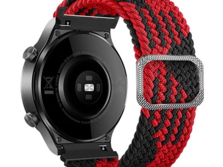 20mm Universal nylon strap - Red   Black Online now