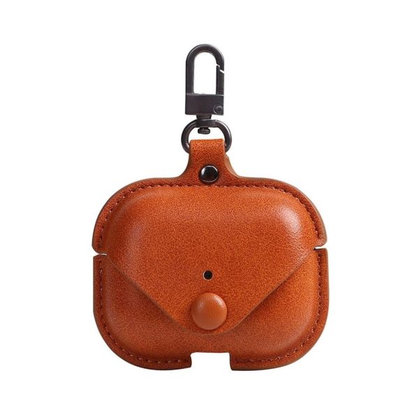 AirPods Pro durable leather case - Brown Online now