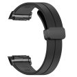 Huawei Watch D Strap Replacement Soft Silicone Watch Strap with Magnetic Folding Buckle - Black Sale