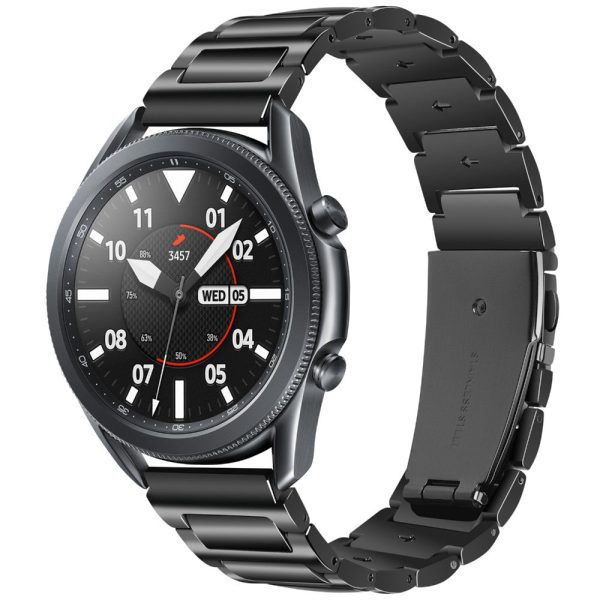 KALEBOL Huawei Watch 4   4 Pro   GT 4 46mm Watch Strap 22mm Zinc Alloy Metal Band - Black For Cheap