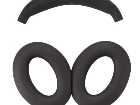 1 Pair silicone earpads and head band for BOSE headphones - Black For Cheap