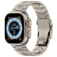 Apple Watch 49mm   45mm   44mm   42mm Band Titanium Metal Strap - Titanium Fashion